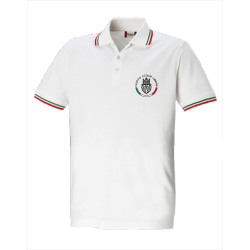 Polo personalizzata tricolore