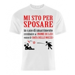 Maglietta Mi sto per sposare