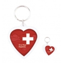 Portachiave Cuore Bifacciale