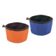 CIOTOLA IN TESSUTO POLIESTERE PER ALIMENTI SOLIDI o LIQUIDI-COLORI BLU e ARANCIO