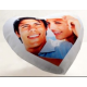 CUSCINO BICOLORE IN POLIESTERE A FORMA DI CUORE F.to 45 x 55 CON IMBOTTITURA