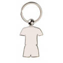 PORTACHIAVI IN METALLO CON PLACCHETTA A FORMA DI COMPLETO SPORTIVO-PTKEY104