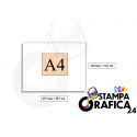 FOGLIO PRESTAMPATO DTF FORMATO A4