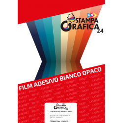 FILM ADESIVO BIANCO OPACO 10PZ
