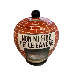 Salvadanaio Non mi fido delle banche