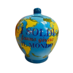 Salvadanaio Soldi giro del mondo