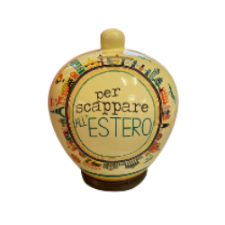 Salvadanaio Scappare all'estero