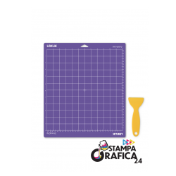 Tappetino da taglio LOKLiK confezione da 3 pezzi - viola con impugnatura rigida