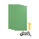 Tappetino da taglio LOKLiK confezione da 3 pezzi - Verde impugnatura standard 30,5 x 61 cm