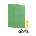 Tappetino da taglio LOKLiK confezione da 3 pezzi - Verde impugnatura standard 30,5 x 61 cm