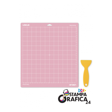 Tappetino da taglio LOKLiK confezione da 40 pezzi - Impugnatura in tessuto rosa