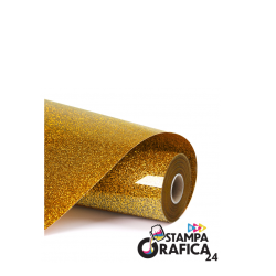 LOKLiK Termoadesivo glitter- ORO - 30,5 x 180 cm