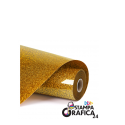 LOKLiK Termoadesivo glitter- ORO - 30,5 x 180 cm