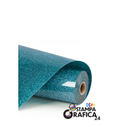 LOKLiK Termoadesivo glitter- LIGHT BLUE - 30,5 x 180 cm