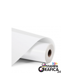LOKLiK Vinile adesivo permanente opaco - Bianco - 30,5 x 180 cm