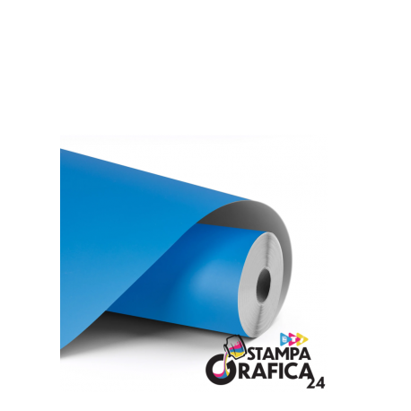LOKLiK Vinile adesivo permanente stencil -AZZURRO- 30,5 x 180 cm