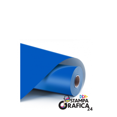 LOKLiK Vinile adesivo permanente opaco-BLU-30,5 x 180 cm