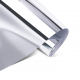 LOKLiK Vinile adesivo permanente metallizzato a specchio - Argento - 30,5 x 180 cm