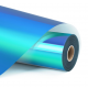 LOKLiK Vinile adesivo permanente olografico - Azzurro acqua - 30,5 x 90 cm