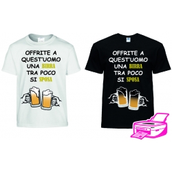MAGLIETTA DATE UNA BIRRA ALLO SPOSO