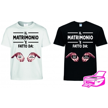 MAGLIETTA IL MATRIMONIO E' FATTO DA