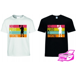 MAGLIETTA NON POSSO, HO BASKET