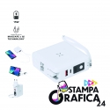 Adattatore Viaggio Multifunzione Joks Caricatore Wireless 15W. Magnetico. Power Bank 10000 mAh