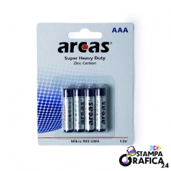 Blister 4 Batterie 1,5V AAA/ R03