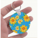 Portachiave plastica cerchio personalizzato